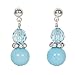 Heirloom Finds Little Girls Blue Enamel Glitter Butterfly Pendant Earring Set