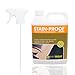 Dry Treat Sealer Stain-Proof Premium Impregnating Indoor & Outdoor, Quart - Concrete, Marble, Tile Grout, Stone, and Paver - Bundled with Moshify Spray Nozzle