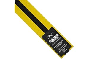 Karate, Taekwodno, Judo Rank Belt White with Black Stripe