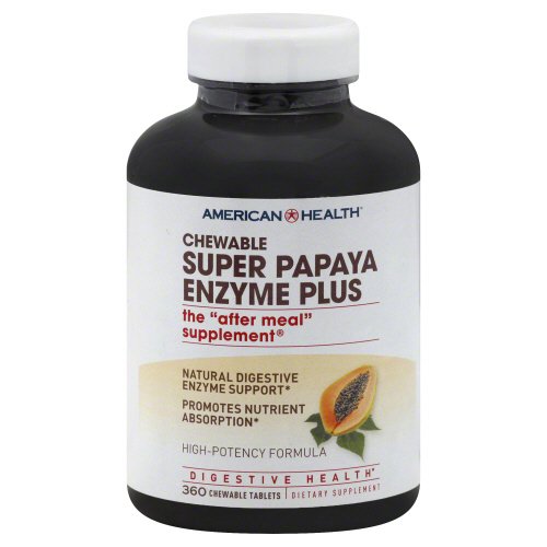 American Health Super Papaya Enzyme Plus 360 Tabs ( Multi