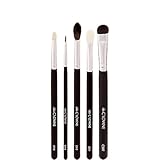 Crown PRO - 5 Piece Eyeshadow Set -Shadow, Crease, Blending, Detail Crease, and Liner Brushes