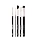 Crown PRO - 5 Piece Eyeshadow Set -Shadow, Crease, Blending, Detail Crease, and Liner Brushes