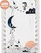 Mini Crib Sheets by Rookie Humans: 100% Cotton Sateen. Complements Modern Nursery Room, Use as a Photo Background for Your Baby Pictures. Fits Mini Crib Size (38x24 inches) (Moon's Birthday)