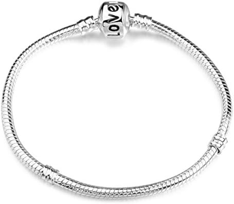silver Chains£¬925 Sterling Silver Snake Chains Bracelet fit European Beads, Silver bracelet snake chain handmade beads fine chain version of the simple silver