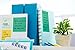 Post-it Super Sticky Recycled Notes, 3x3 in, 5 Pads, 2X The Sticking Power, Oasis Collection, 30% Recycled Paper (654-5SST)