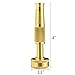 Homdox 2 Twist Hose Nozzles Sprayer Solid Brass Adjustable Hand Sprayer Heavy Duty High Pressure Sweeper Nozzle Outdoor Cleaning Tools Leak-Free with 6 Free Rubber Washers - Safe for Organic Gardens