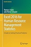 Image de Excel 2016 for Human Resource Management Statistics: A Guide to Solving Practical Problems (Excel for Statistics)