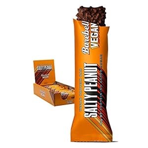 Barebells proteïnerepen – heerlijke eiwitrepen met chocolade – suikerarm, 15 gram eiwit, zonder palmolie – Vegan Salty…