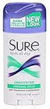 Sure Deodorant 2.7oz Original Solid Unscented