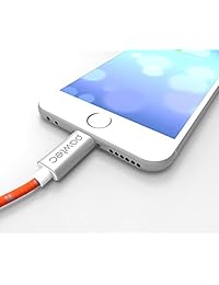 pawtec [Apple MFi Certificado] Lightning Cable 3,3 pies 1 metro Nylon Trenzado Premium para iPhone 6 Plus 6 5S 5 C 5, iPad Air Air 2 iPad mini Mini 2 Mini 3 iPod