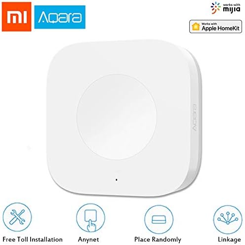 Xiaomi Mijia Aqara Smart Wireless Switch Smart Remote One Key Control Aqara Intelligent Application Home Security APP Control Work with Mijia and Apple HomeKit APP