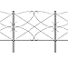Best Choice Products 10ft x 24-inch 5-Panel Iron Foldable Interlocking Garden Edging Fence Panels for Lawn, Backyard, Landscaping w/Locking Hooks, Black