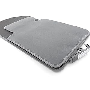 kh Teile Vloermatten / velours automatten originele kwaliteit stoffen matten 4-delig grijs