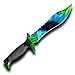 FadeCase Bowie Gamma Doppler Phase 4 - Real CSGO Knife Skin Counter Strike Global Offensive Full Tang Fixed Blade with Blade Sheath