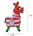 Wepop Christmas Loot Llama Plush Stuffed Toy Doll Figure, Troll Stash Animal Alpaca Gift for Kids Girls Boys Children