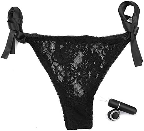 VMWPA Shirt Female Sexwc Toys Finger Ring Wireless Remote Control Vibrating Panty Set Sexwc Toys Strap On Panties Clitoris Būllet Víbrátór for Woman,Black