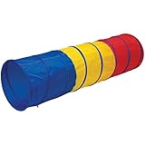 Pacific Play Tents Kids Find Me Multi Color 6 Foot Crawl Tunnel - Red, Yellow & Blue