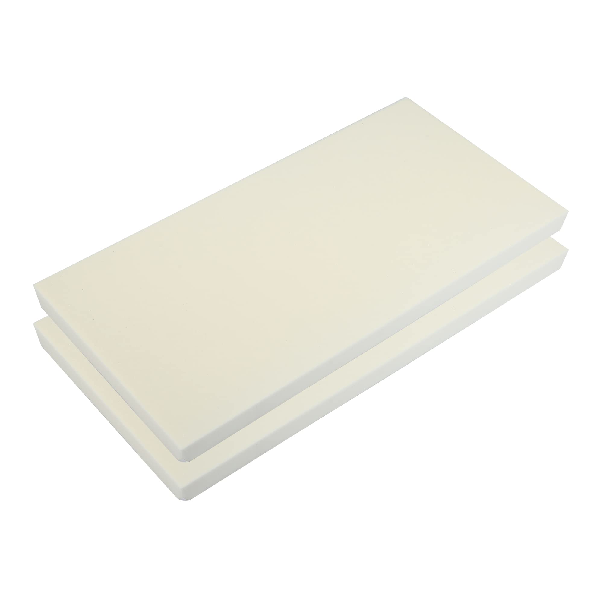 X AUTOHAUX 400x200x20mm 2pcs Car Garage Wall Guard Door Bumper Protector White