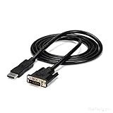 StarTech.com 6ft / 1.8m DisplayPort to DVI Cable - 1920x1200 - DVI Adapter Cable - Multi Monitor Solution for DP to DVI Setup (DP2DVIMM6)