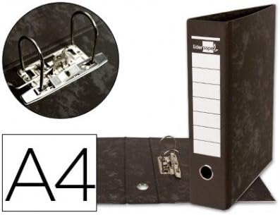 CAJA CON 20 ARCHIVADOR PALANCA A4 NEGRO: Amazon.es: Juguetes y juegos