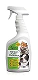 Enzymatic Cleaner for Dog and Cat Urine Stains and Odors - Natural Enzyme Powered Pet Cleaner for Pet Stains and Odors on Carpet, Hard Surfaces and Fabric - 32 Ounces By K9 Catz and Critterz
