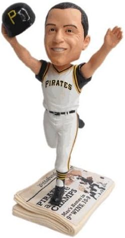 Bill Mazeroski Pittsburgh Pirates Bobblehead 1960 World Series The Greatest Home Run Ever Newspaper Base Cooperstown Collection Bobble Head Exclusive #/300