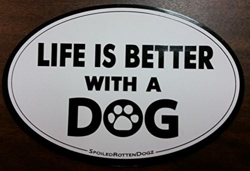 Pet Car Magnet ★ LIFE IS BETTER WITH A DOG