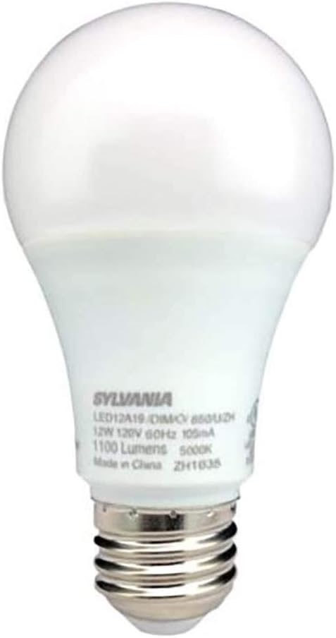 Sylvania A19 LED 75W Equivalent Frosted Finish Cool White Light Bulb (8 Pack)