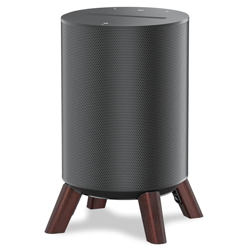 Wooden Desk Stand for Sonos Era 100 and Sonos Era 100 SL, Tripod Desktop Speaker Stand with Stable Base for Optimal Sound Quality, Easy Installation, Natural Wood Finish at Amazon
