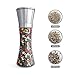 Fsdifly Original Stainless Steel Salt or Pepper Grinder - Tall Salt or Pepper Shakers with Adjustable Coarseness - Salt Grinders or Pepper Mill Shaker （Single Package） (A)