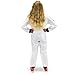 Adventuring Astronaut Children's Halloween Dress Up Theme Party Roleplay & Cosplay Costume (Youth Medium (5-6)) White
