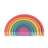 TickiT Wooden Rainbow Architect Arches - Nesting Puzzle - Stacking Blocks for Ages 12M+