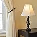 Light Accents, Table Lamp 18.5 Inches Height, Traditional Iron Scrollwork Table Lamp, Bronze
