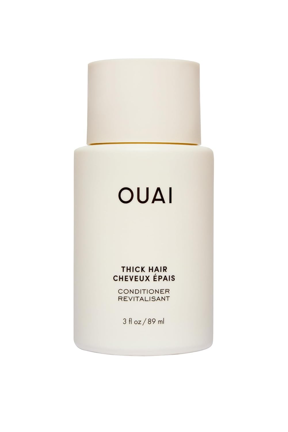 OUAI Thick Hair Conditioner Travel Size - Moisturising Conditioner for Dry, Frizzy Hair - Keratin, Marshmallow Root, Shea Butter and Avocado Oil - Paraben, Phthalate and Sulfate Free Hair Care - 89ml