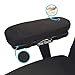 Armrest Pads by Chair Clouds (New Version) - 100% Perfect Fitment Guarantee - Upgraded Anti-Slip Covers - Memory Foam Arm Rest Pillows (Set of 2) #1 Office Cubicle Decor - Wheelchair Elbow Cushions