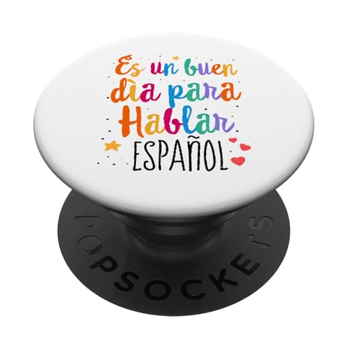 Maestra Cute Rainbow Regalos Para Bilingual Spanish Teacher PopSockets Adhesive…