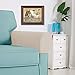 TOYABR Stretch Armrest Cover Seersucker Spandex Armrest Slipcovers Washable Couch Arm Furniture Protector(Beige)