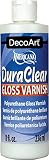 DecoArt DS19-9 American DuraClear Varnishes, 8-Ounce, DuraClear Gloss Varnish