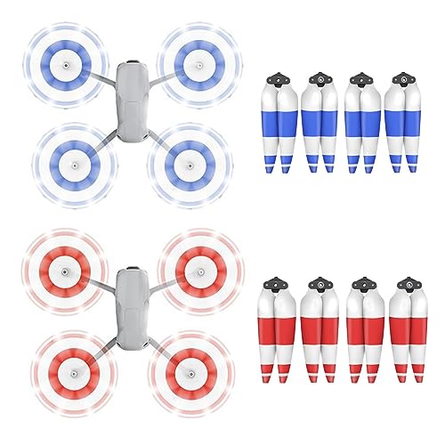 Photo 1 of AileFox 4 Pairs Air 3 / Air 3S 8747F Prop Foldable Low Noise Double-Sided Colored Propellers for DJI Air 3S / Air 3 Drone
