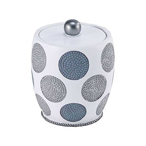 Avanti Linens Pot de douche Ă pois Blanc