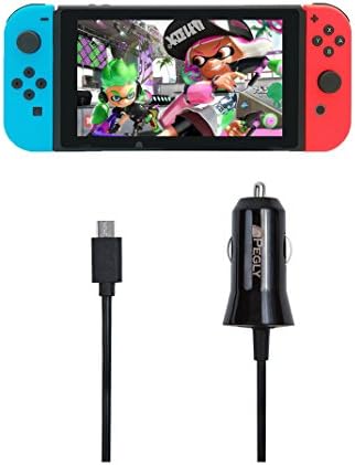 Pegly P-385 High Speed Car Charger for Nintendo Switch