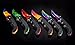 CIMA csgo Flip Knife Skins, Folding Pocket Knife,G100 Handle, 440c Blade (Stars)