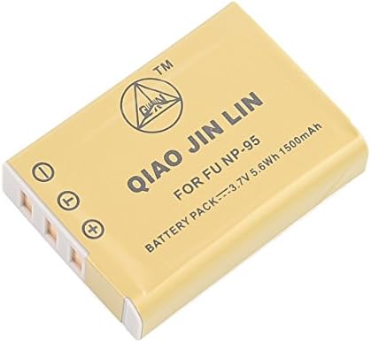 QIAOJINLIN Backup Battery for Fujifilm NP-95 FinePix F30 F31fd Real 3D W1 X100 X30 X100T X100LE X100S X-S1 X70 Digital Camera