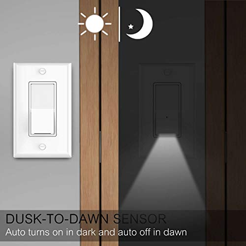 4PackSOZULAMP 3 Way Illuminated Light SwitchEasy Install,Perfect