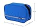Mowham Toiletry Bag Medium Hanging Cosmetic Organizer Foldable Waterproof Travel Kit Bathroom Storage for Boys Men/Women balck (blue)