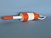 Hampton Nautical Wooden Orange Cape Rock Lobster Trap Buoy, 15