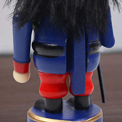 Christmas Nutcracker Ornaments Set, 6PCS Collectible Wooden Christmas Nutcrackers for Christmas Decor, 4 Inch Tall