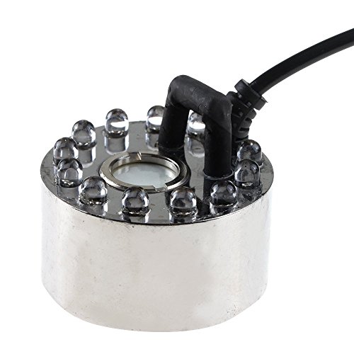 AGPtEKÂ® Aluminum LED Mist Maker Fog Maker for Water Fountain Pond Rockery Fishtank Vase Birdbath
