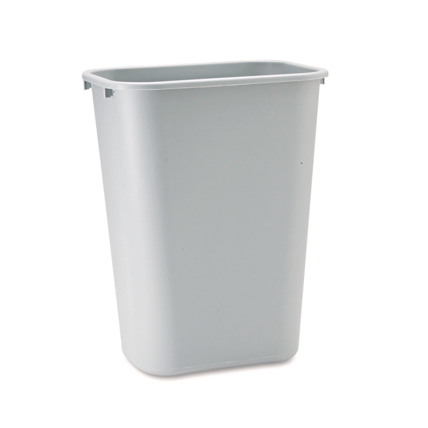 Photo 1 of Rubbermaid Commercial Products Deskside Wastebasket/Trash Can, 10.25-Gallon/41-Quart, Gray, Plastic, Garbage Can for Home/Office, Fits Under Desk/Sink/Cabinet