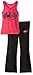 DC Comics 'Batman Batgirl Superhero Americana' Yoga Pajama Set, Pink, 4/5